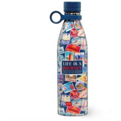 Bottiglia Termica 800 ml - Travel Stickers - Hot & Cold Legami