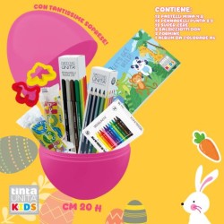 Uovo di Pasqua SorpresUovo Tinta Unita Azzurro/Rosa