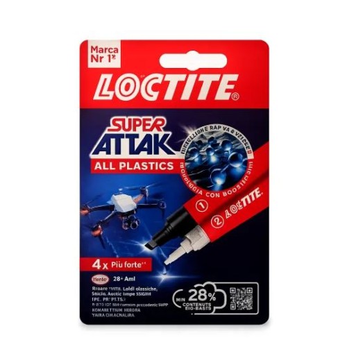 Colla Super Attak All Plastics 2in1 2gr + 4ml