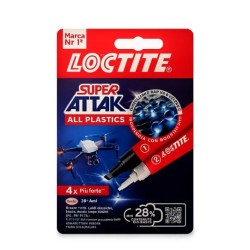 Colla Super Attak All Plastics 2in1 2gr + 4ml
