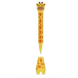 Penna a Sfera Giraffe con Base Inchiostro Blu Ricaricabile - Stand-Ink Ovation Legami