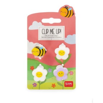 Set di 4 Mini Mollette per Capelli Bee - Clip me up!...