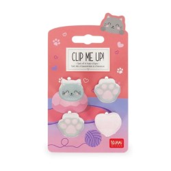 Set di 4 Mini Mollette per Capelli Kitty - Clip me up! Legami Gatto