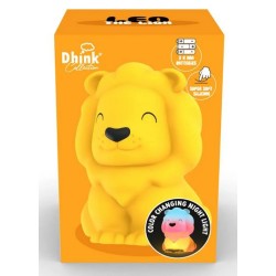 LAMPADA IN SILICONE SUPER SOFT CAMBIA COLORE - LEO THE LION
