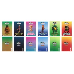 MAXI QUADERNO A4 QUADRETTONE GRANDE 10MM SKIFIDOL ITALIAN BRAINROT