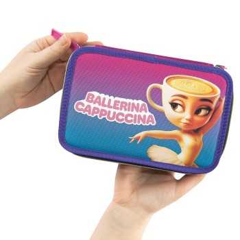 ASTUCCIO PORTACOLORI 3 ZIP BRAINROT BALLERINA 2