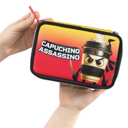 ASTUCCIO PORTACOLORI 3 ZIP BRAINROT CAPPUCCINO