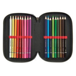 ASTUCCIO PORTACOLORI 3 ZIP BRAINROT CAPPUCCINO