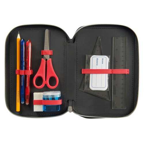 ASTUCCIO PORTACOLORI 3 ZIP BRAINROT CAPPUCCINO