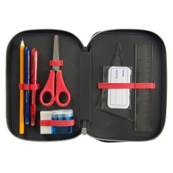 ASTUCCIO PORTACOLORI 3 ZIP BRAINROT CAPPUCCINO