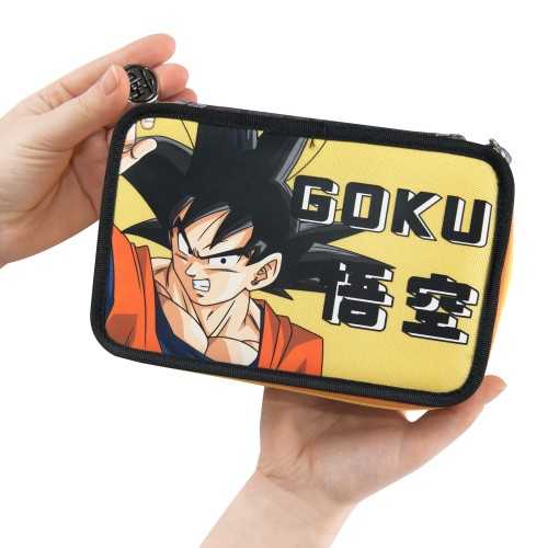 ASTUCCIO PORTACOLORI 3 ZIP DRAGON BALL SUPER