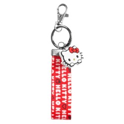 PORTACHIAVI NASTRO LOGO HELLO KITTY LEISURE