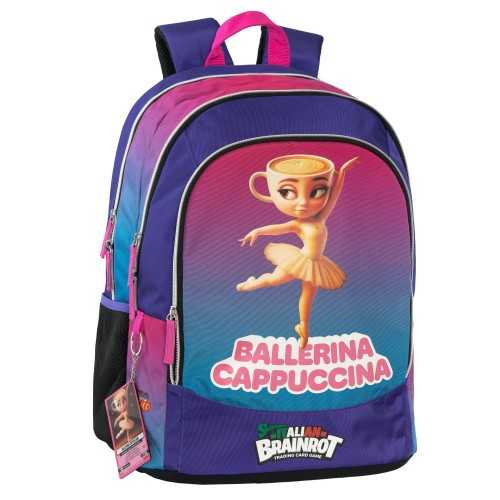 ZAINO SCUOLA BALLERINA CAPPUCCINA SKIFIDOL...