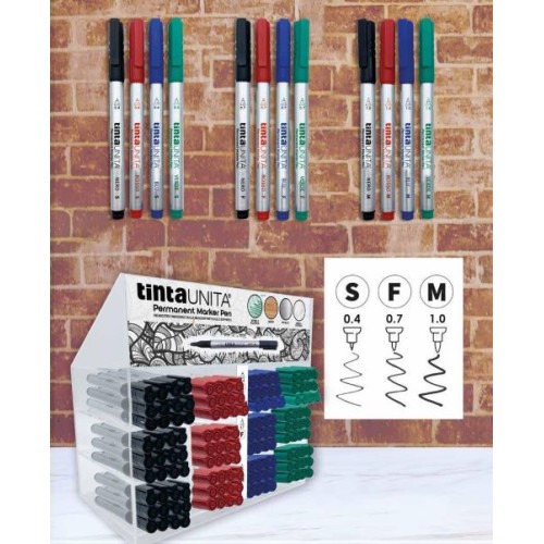 Pennarello Permanent Marker Pen Punta F colore...