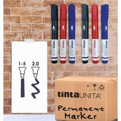 Pennarello Permanent Marker Punta tonda 2.0 colore blu