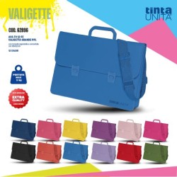 Valigetta in ppl con tracolla black colore Nero