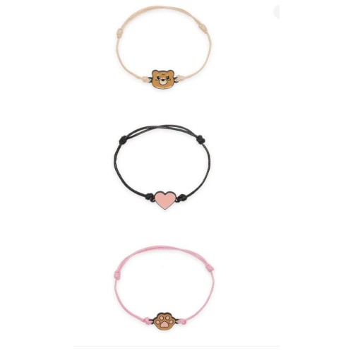 Set di 3 Braccialetti - Teddy Bear - Set of 3...