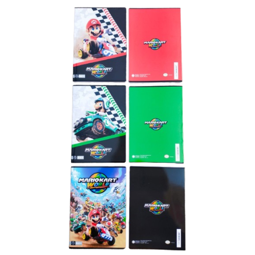 MAXI QUADERNO A4 QUADRETTONE GRANDE 10MM MARIOKART