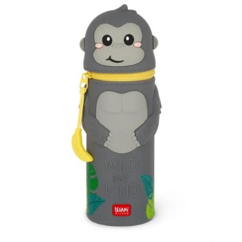 Astuccio 2-in-1 in Silicone Gorilla "Wild but Kind" -...