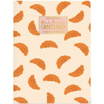 Quaderno a Righe A6 con Copertina Rigida Illustrata -...