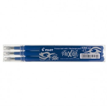 Set 3 refill blu Pilot Frixion 0,7mm