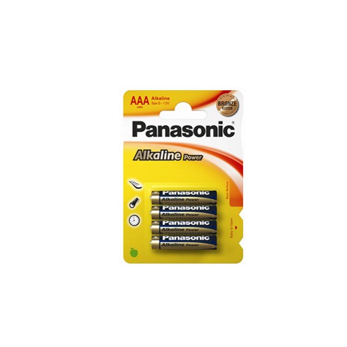 Blister 4 pile ministilo alkaline aaa 1,5v panasonic