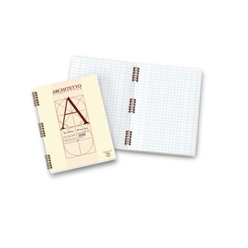 Blocco architetto spirale 22x29,7cm bianco 40fg 100gr