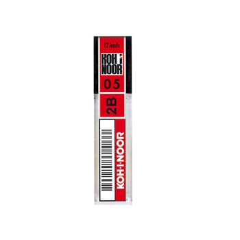 Astuccio 12 micromine 0,5mm 2B E205 Koh-i-noor