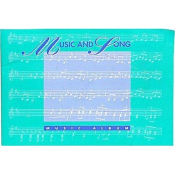 Quaderno pentagrammato album musica 17x24