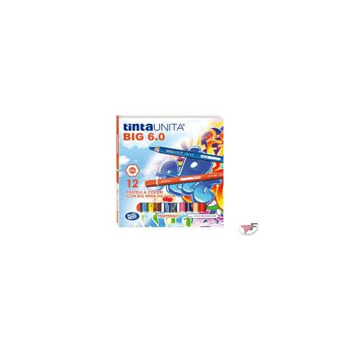 Pastelli Tinta Unita Big 6.0 Astuccio da 12...