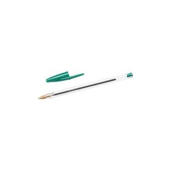 Penna Bic Cristal Original punta media 1,00mm verde