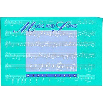 Quaderno pentagrammato album musica 17x24 2