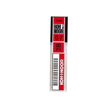 Astuccio 12 micromine 0,7mm 2B E205 Koh-i-noor 2
