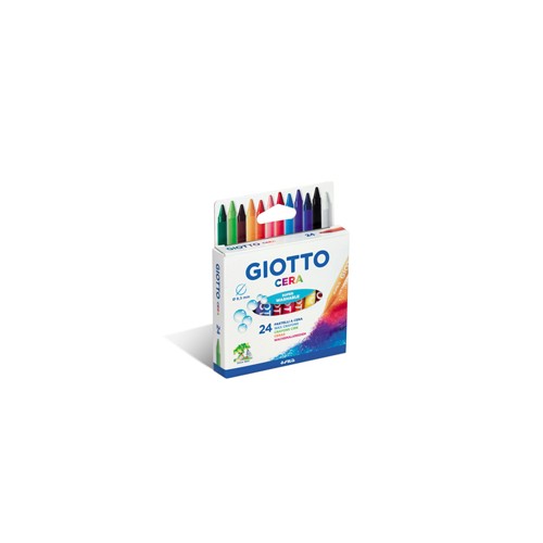Astuccio 24 pastelli cera 90mm ? 8.5mm giotto