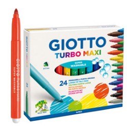 Astuccio 24 pennarelli turbo maxi giotto