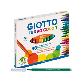 Astuccio 36 pennarelli turbocolor giotto 2