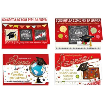 Biglietto augurale portasoldi Laurea 2
