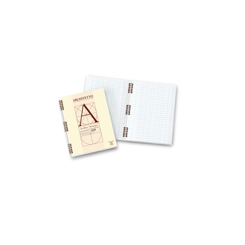 Blocco architetto spirale 22x29,7cm bianco 40fg...