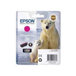 Cartuccia magenta epson 26 serie orso polare