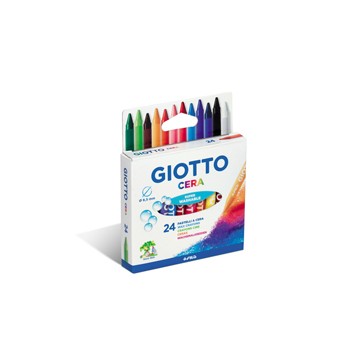 Astuccio 24 pastelli cera 90mm ? 8.5mm giotto