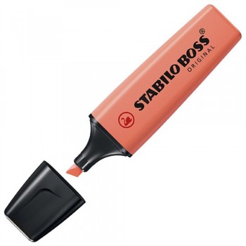 Evidenziatore Stabilo boss pastell rosa corallo 70/140 2