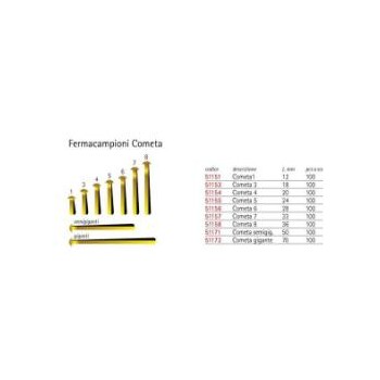 Fermacampioni n. 5 - confezione da 100 pz 2
