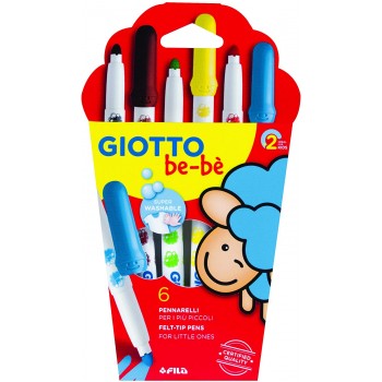 Giotto bebè Superpennarelli astuccio 6 colori 2