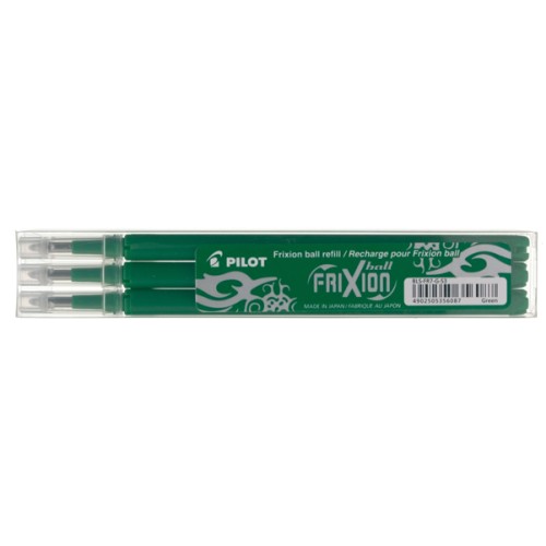 Set 3 refill verde Pilot Frixion 0,7mm