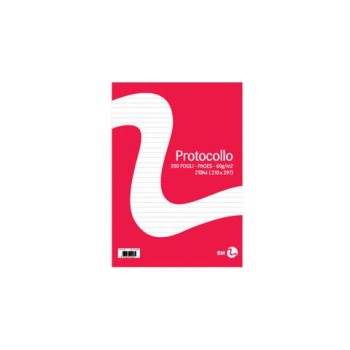 Pacco da 200 fogli protocollo 1rigo 2