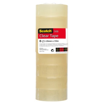 Rotolo nastro adesivo Scotch 3M 508 19mm X 33mt in ppl 2