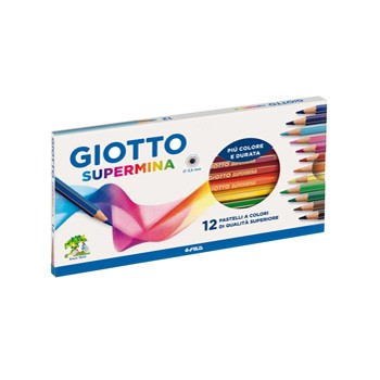 Pastelli Giotto Supermina astuccio da 12 colori 2