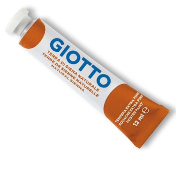 Tempera Giotto tubetto 12ml Terra di Siena naturale n. 20 2