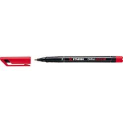 Pennarello stabilo ohpen 842 permanente fine rosso