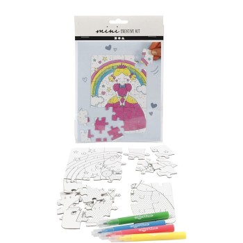 Mini kit creativo, principessa, bianco, 1 set 2